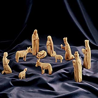 figuras de madera para el portal de belen