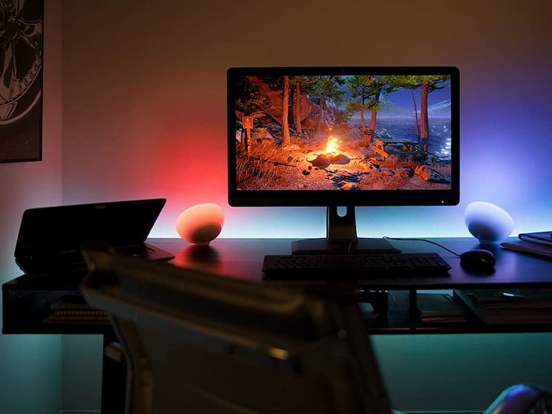 como iluminar escritorio gaming