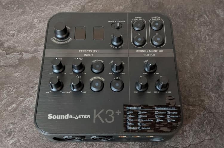 Sound Blaster K3+ alternativas GoXLR