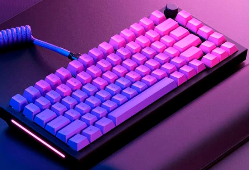 teclado mecanico 75% custom