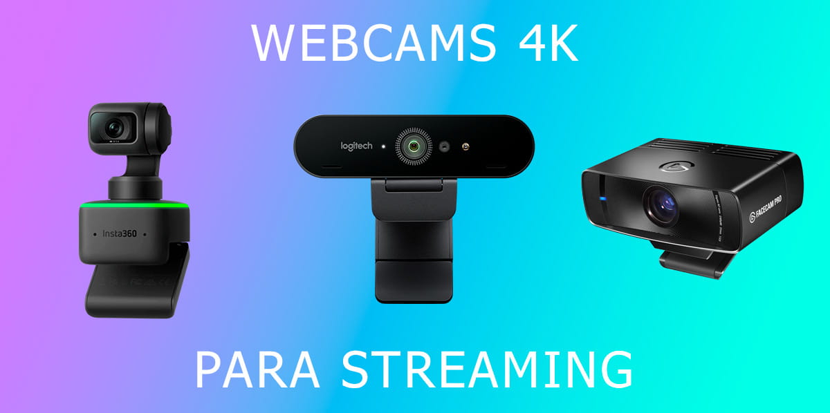 mejores webcams 4k para streaming