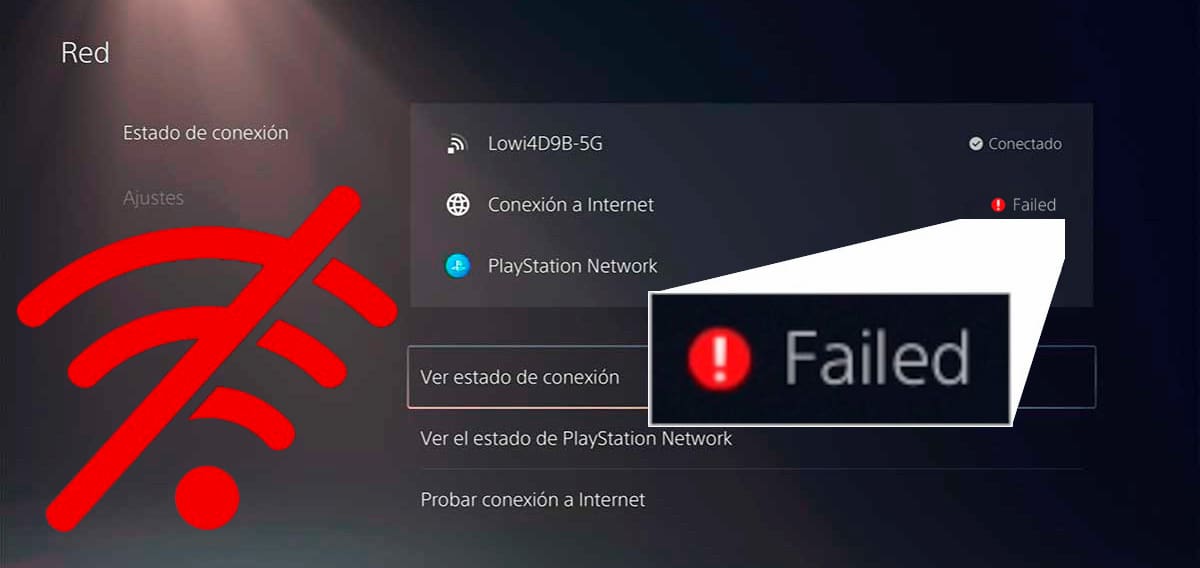 ps5 no se conecta a wifi